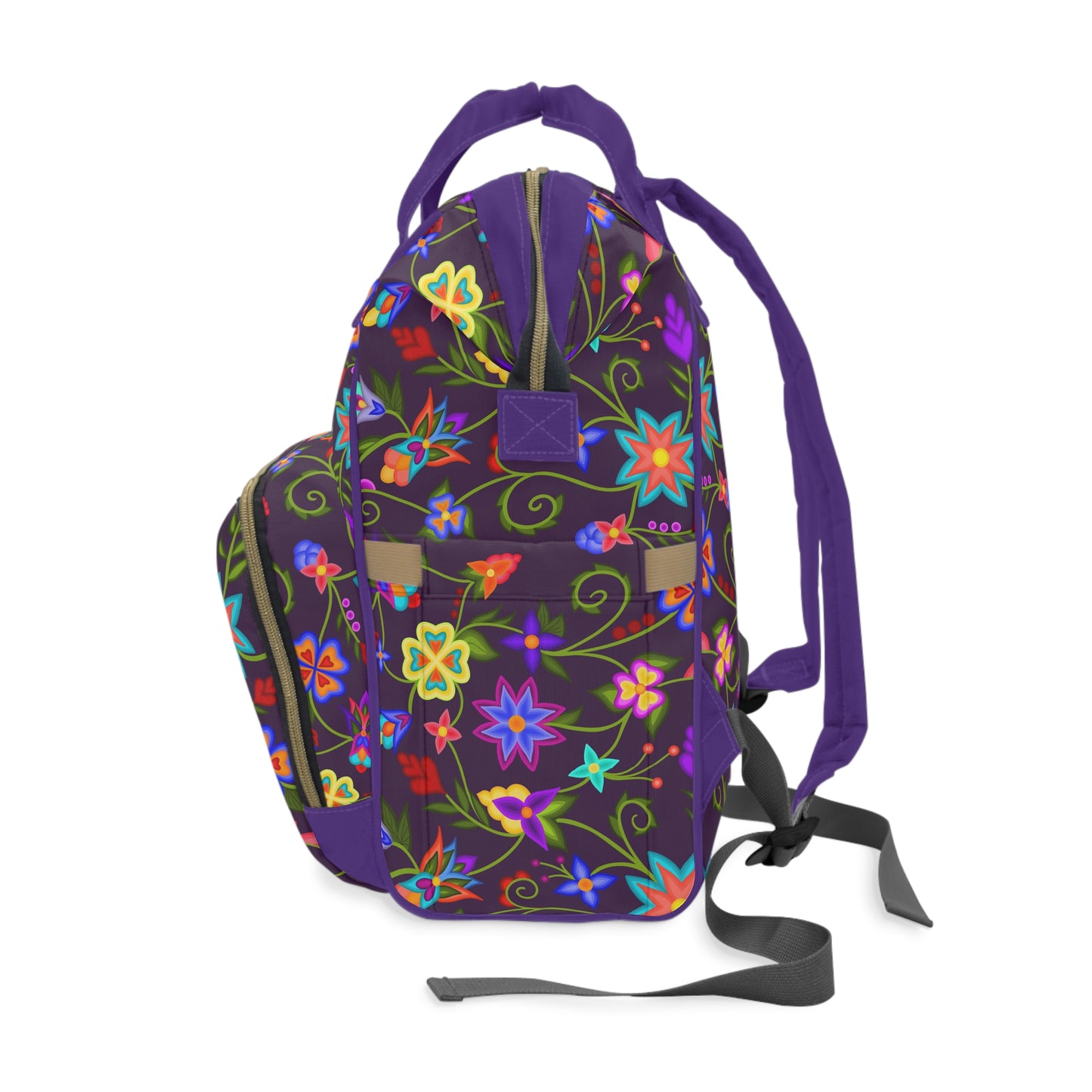 Amethyst Floral Backpack