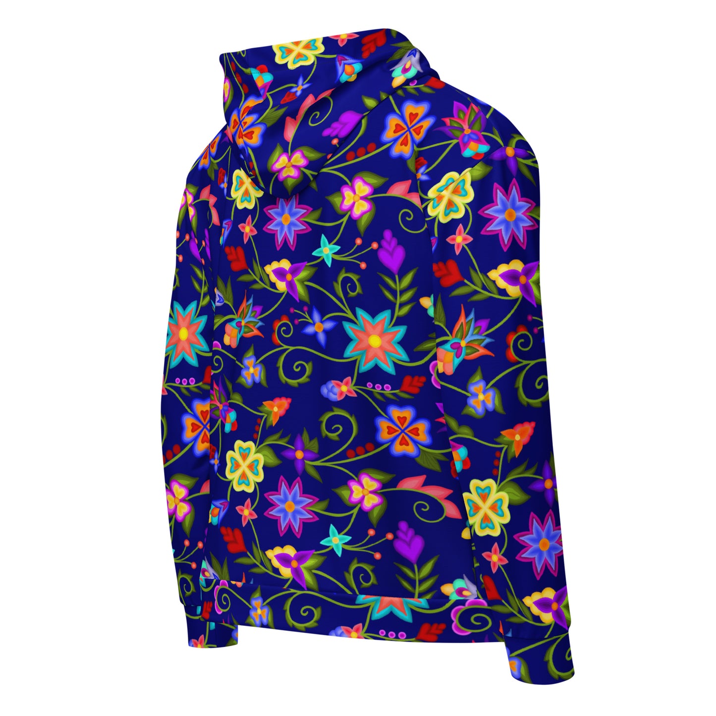 Floral Zip-Up Hoodies