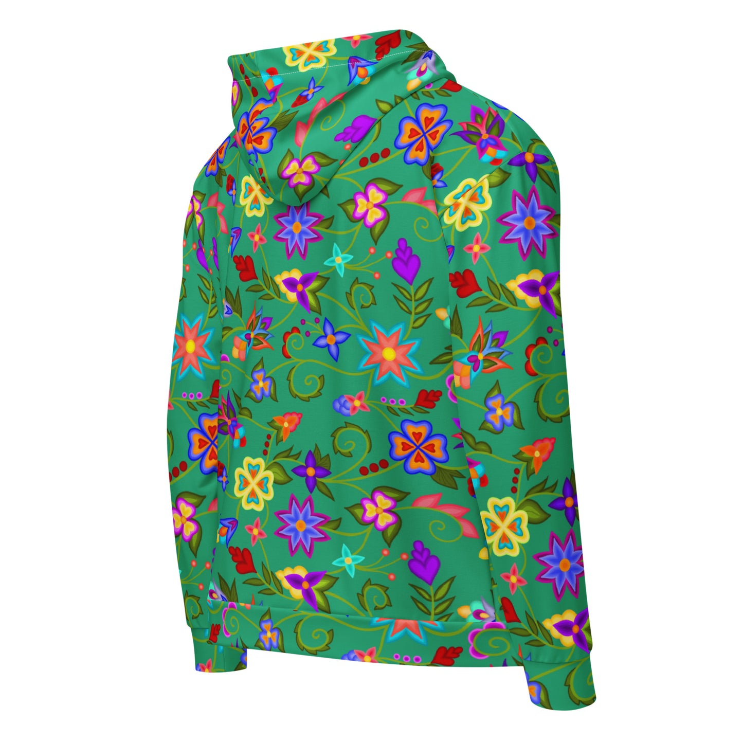 Floral Zip-Up Hoodies