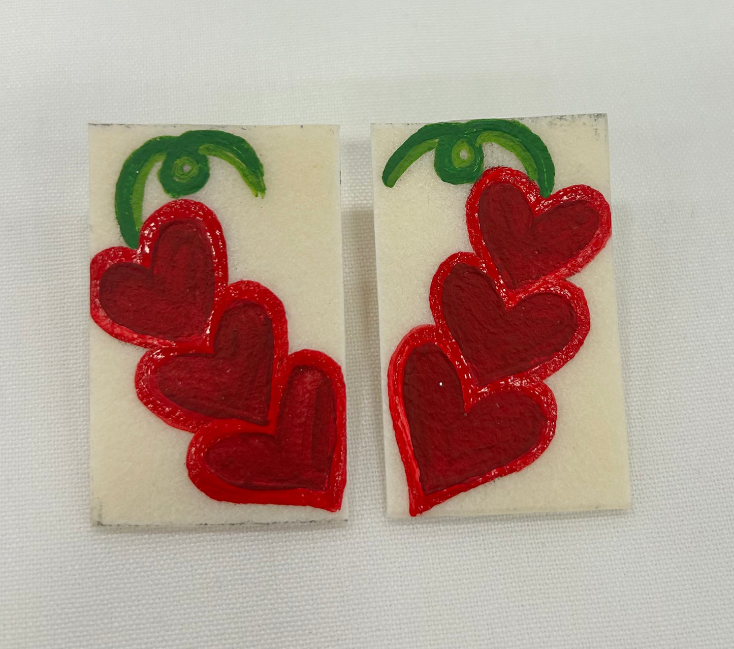 Parfleche Painted Earrings