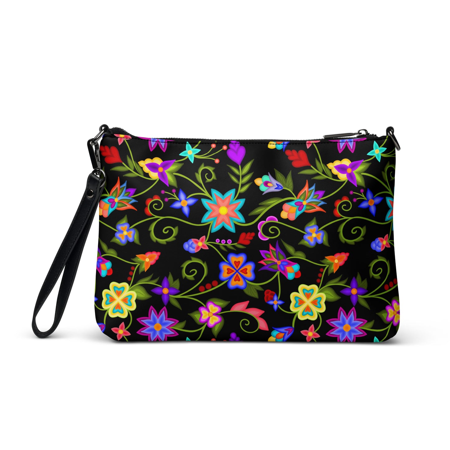 Floral crossbody/wristlet