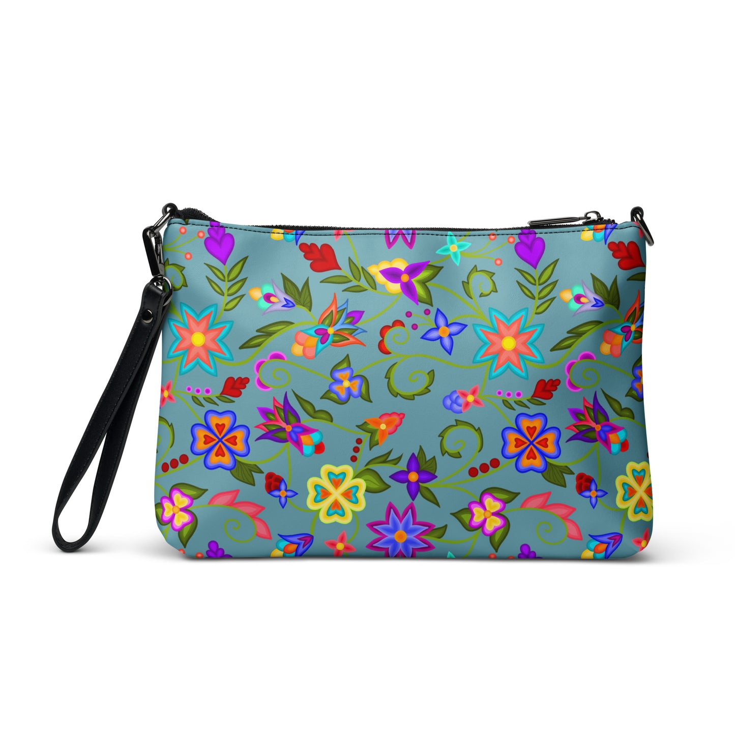 Floral crossbody/wristlet