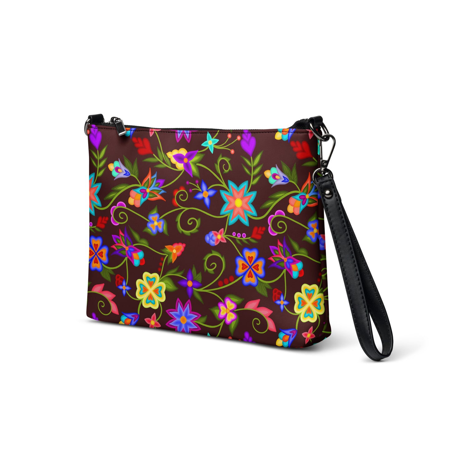 Floral crossbody/wristlet