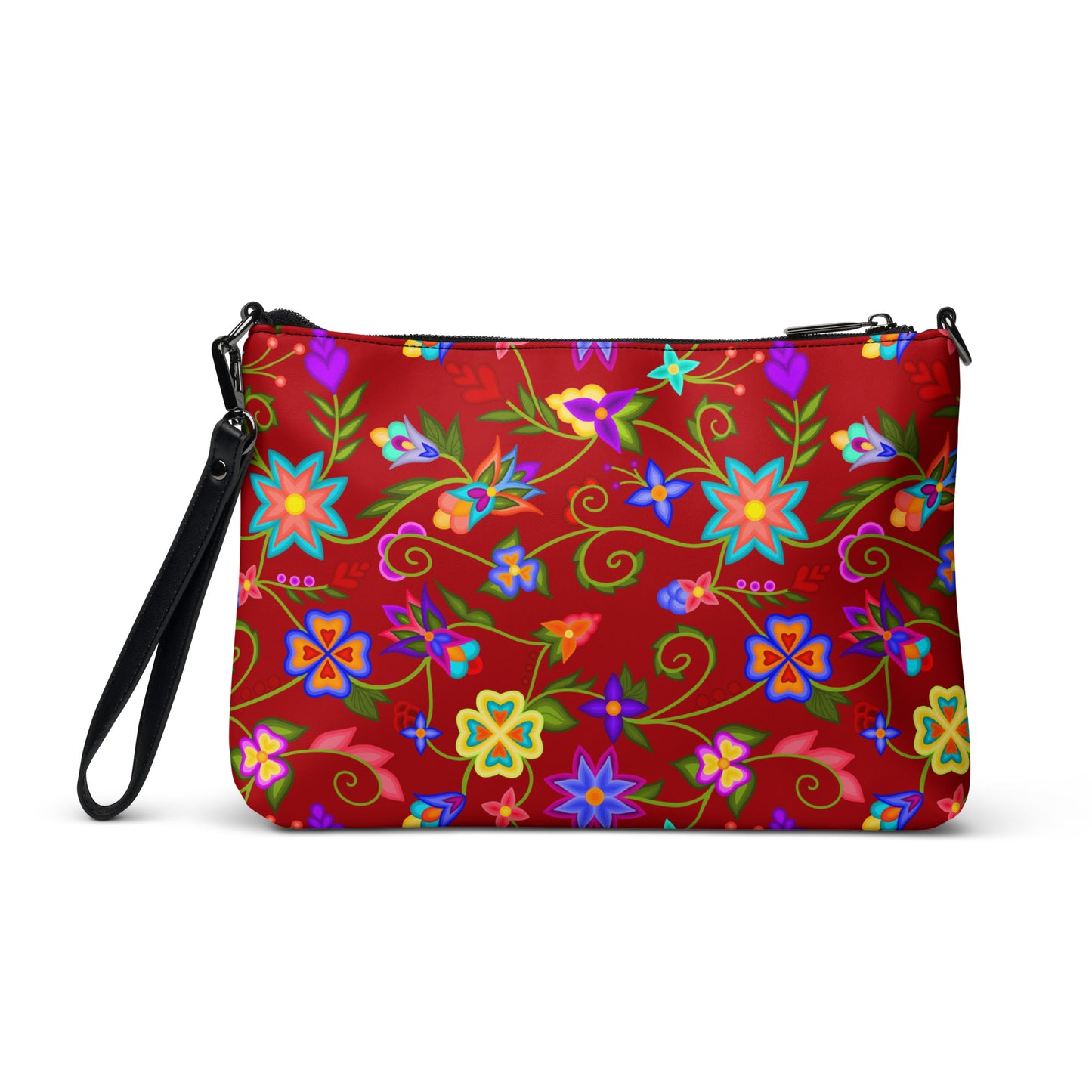 Floral crossbody/wristlet