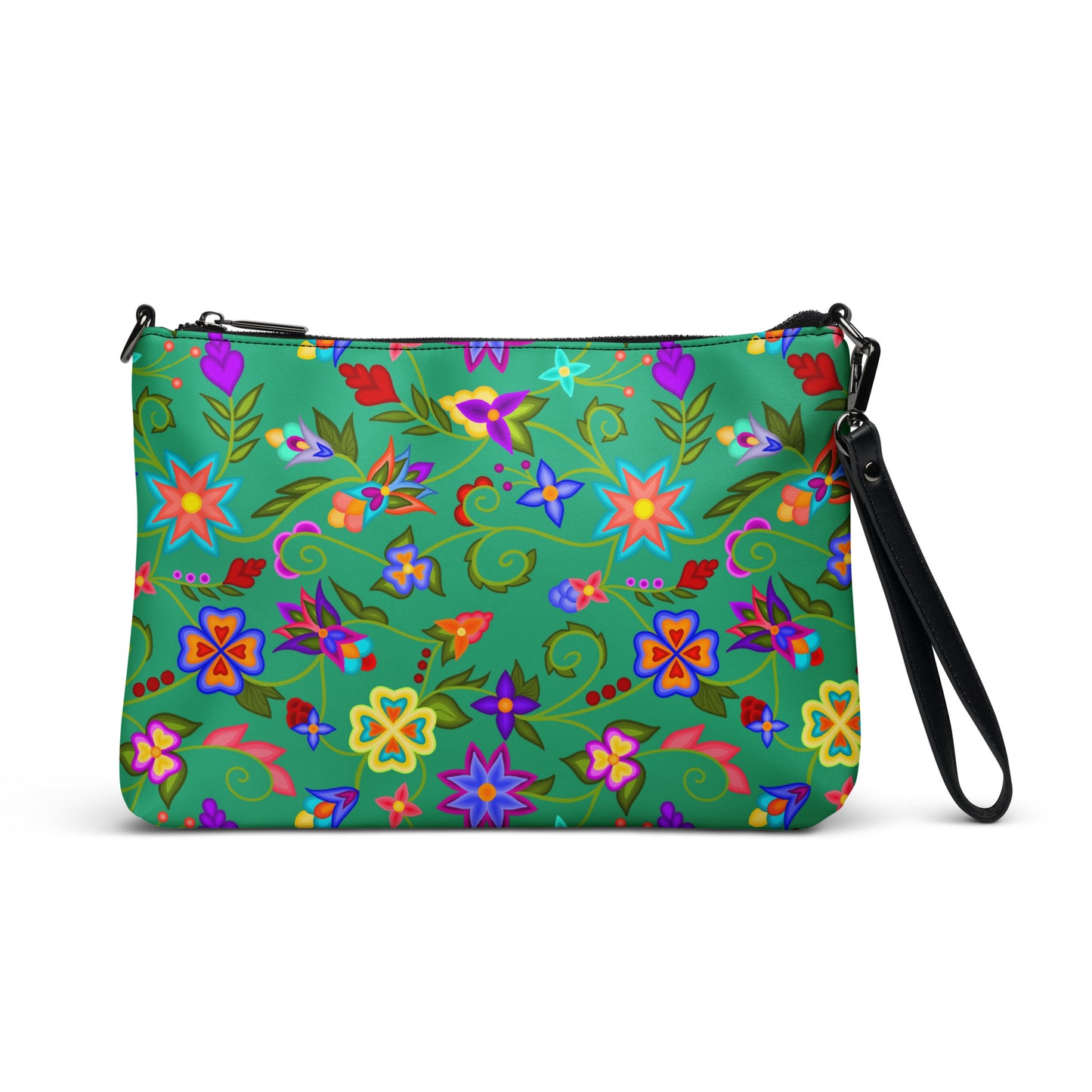 Floral crossbody/wristlet