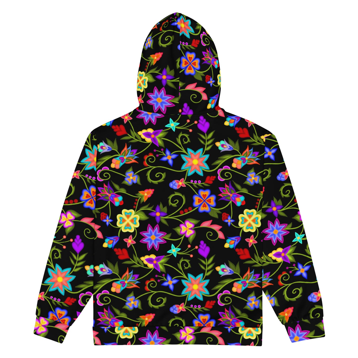 Floral Zip-Up Hoodies