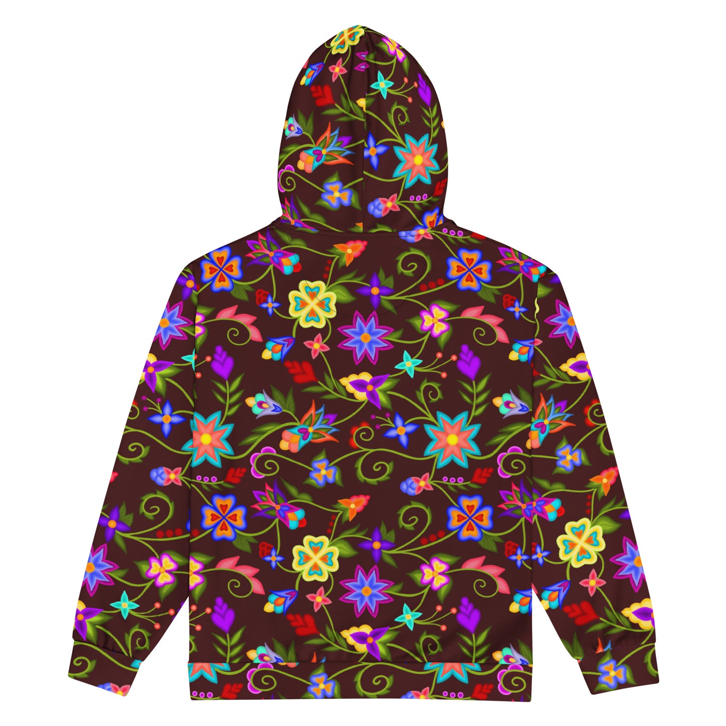 Floral Zip-Up Hoodies